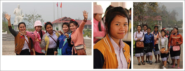 ラオスの少女はキャリア選択の知識を得て、将来の可能性に気づきました!